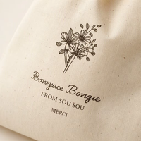 Sacs en coton mousseline personnalisés avec logo imprimé OEM, pour cadeaux, bougies artisanales, emballage de sacs à main, sacs à poussière en calicot recyclables et biologiques avec cordon de serrage