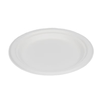 Usine En Gros Biodégradable Canne À Sucre Bagasse Papier Plat Micro-ondes Assiette De Service pour Camping