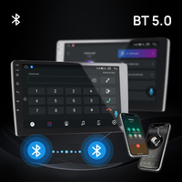 9/10 pouces Android 12 8core 4 + 64GB IPS DSP système multimédia de voiture pour 2din universel GPS WIFI Radio stéréo