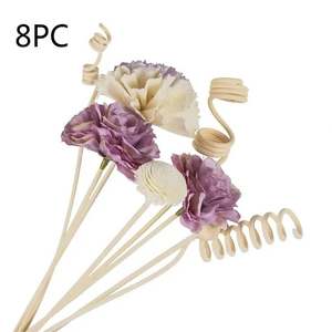 Petits diffuseurs pour huiles essentielles Diffuseur de roseaux de <span class=keywords><strong>voiture</strong></span> vide Bouteille en verre Bâton Désodorisant Maison 150Ml Rouge Beige Rituel - Product Image 2