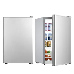 58L Single Soild Door Mini Cooler Small Table Refrigerator Home Upright Fridge