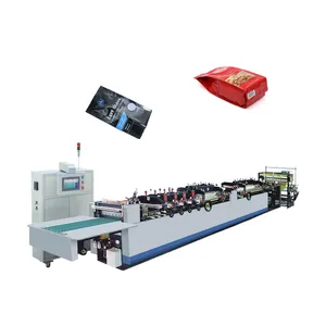 Machine automatique de fabrication de sachets scellables à 4 côtés pour emballage de sachets laminés en aluminium pour snacks alimentaires Prix de la machine