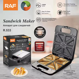 Household Portable Double-sided Heating Breakfast Grill Sandwich <b>Maker</b> Multifunctional Toaster Triangle Sandwich <b>Maker</b> - Product Image 6