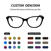Monturas de Gafas Grandes de Diseño Cuadrado con Aro Completo para Gafas de Lectura con Lentes de PC