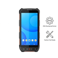 Pembaca RFID Industri Tahan Banting IP65 Octa Core Android PDA untuk Pelacakan Peralatan Pabrik