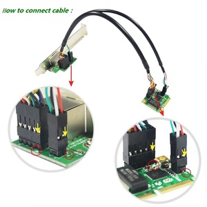Adaptador de red Rtl8111 de 1 GB, tarjeta Mini Pcie de media altura para tarjeta de red Win10 - Product Image 2