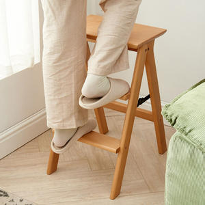 <span class=keywords><strong>Escalera</strong></span> <span class=keywords><strong>Plegable</strong></span> Interior <span class=keywords><strong>de</strong></span> <span class=keywords><strong>Madera</strong></span> para Cocina, Taburete Pequeño, Banco Portátil para Zapatos, Soporte para Macetas, Taburete <span class=keywords><strong>Plegable</strong></span> <span class=keywords><strong>de</strong></span> <span class=keywords><strong>Madera</strong></span> <span class=keywords><strong>de</strong></span> 3 Escalones - Product Image 6