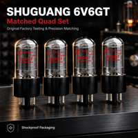 Tube à vide Shuguang 6V6GT, tétrode de puissance pour amplificateur HiFi, amplificateur de guitare et restauration audio vintage DIY