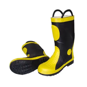 Fire-Fighting Rubber Boots Fire Fighting Equipment Marine Fireman Outfit Fire Suit