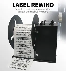 Bsc 360mm Large Label Roll Rewinder Machine Unwinder Rewinder Machine Automatic For Label Tape Automatic Label Rewinder Machine