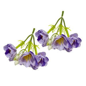 Ramo de Flores Artificiales de Jazmín de 8 cm, Blanco, Azul, Amarillo, Rosa, Morado, Rojo, Decoración para Bodas, Decoración del Hogar - Product Image 5