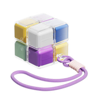 Organisateur de pilules portable en forme de cube avec cordon, <span class=keywords><strong>boîte</strong></span> de rangement hebdomadaire pour médicaments, <span class=keywords><strong>boîte</strong></span> de rangement pour pilules scellée, séparateur de pilules, étui de voyage pour tablettes, <span class=keywords><strong>boîte</strong></span> de rangement pour pilules - Product Image 5