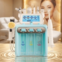 Équipement de spa professionnel 9 en 1 H2O2 Hydra Dermabrasion Nettoyage en profondeur Petite bulle Hydrodermabrasion Kit de machine faciale