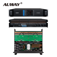 Amplificateur de puissance de classe TD 4 canaux 10000 watts AUWAY FP10000Q pour système de sonorisation karaoké PA