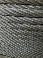 Câble en acier galvanisé 6x19W+FC Zhongying Jiangsu, câble pour puits pétrolier, 2000 mètres de cordes revêtues de nylon