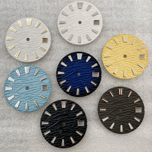 The New NH35 Dial Diameter 28.5mm Mechanical Watch Modified NH36 Green Glow-in-the-dark Literal Watch Accessories