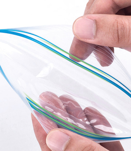 Rõ ràng hoặc màu xanh đôi dây kéo nhựa Reclosable Ziplock Túi - Product Image 6