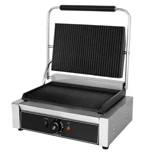 1800W huishoudelijke Elektrische contact grill voor sandwich en panini maken/Ontbijt Sandwich Maker Contact Grill Machine