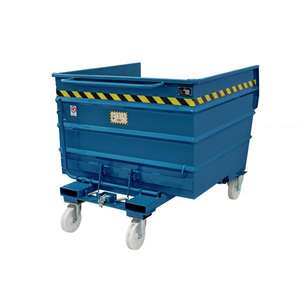 SALL - SMHLT1000B Bennes basculantes multi-usages en acier, bleu-EAN 662641929418 MATERIAL HANDLING - Product Image 5