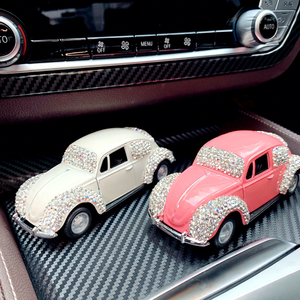 Classic Alloy Rhinestone <b>Car</b> <b>Ornament</b> in Pink and White for Interior Decoration - Product Image 6