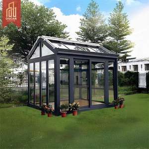 Véranda en verre personnalisable pour <span class=keywords><strong>jardin</strong></span>, piscine, usage commercial, structure en aluminium robuste, polyvalente, résistante aux intempéries - Product Image 1