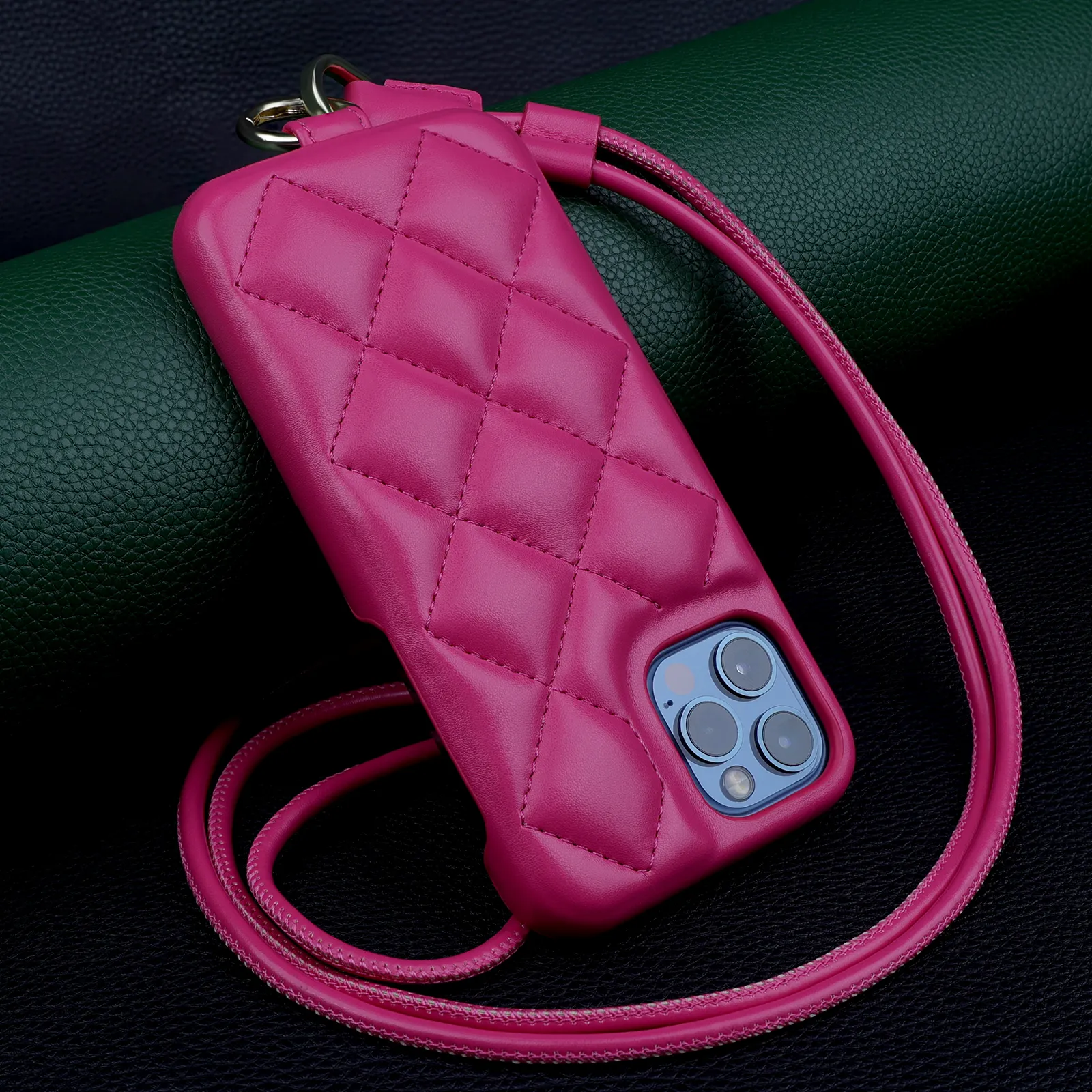 Small Crossbody Cell Phone Purse Wallet for Women PU Leather Cellphone Bag Case with Shoulder Strap