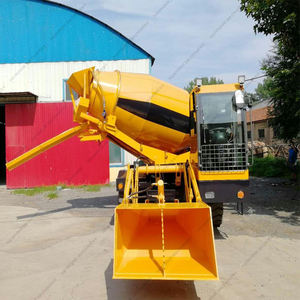 Mesin Konstruksi Jalan truk pengaduk beton sistem pemberi makan otomatis, harga pengaduk beton pemuatan sendiri - Product Image 3