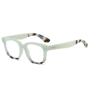 HS2241 femminile Unisex telaio in vetro moda di buona qualità con disegno scheletro lente Aquared blu blocco della luce per i giovani - Product Image 5