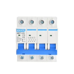 Hot Sale 4 Phase Breaker Type Of Main Electrical Auto Switch NBT1-63 4P 63A MCB