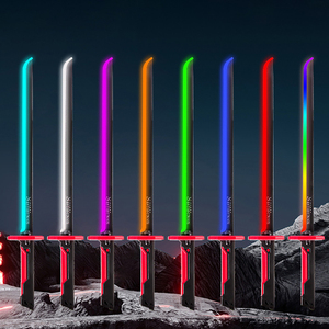 <b>Hot</b> Promotional Toy Cyberpunk Neon LED Spark Sword LED Light Saber with Sound and Fog RGB Color Changing Ninja Sword for Cosplay - Product Image 5