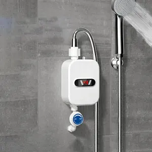 ก๊อกน้ำฮีตเตอร์เครื่องทำน้ำอุ่นอุณหภูมิคงที่,ก๊อกน้ำร้อนทันทีเครื่องทำน้ำอุ่นจอแสดงผล LED แนวตั้งสำหรับอาบน้ำ