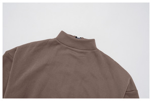 Felpa Arabella 2026 Invernale con Ricamo, Logo Personalizzato ODM, Zip a un Quarto per Donna - Product Image 5