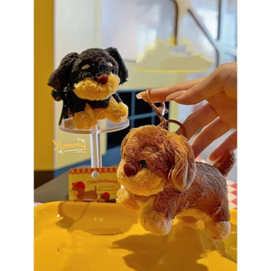 Long Strip Dog Plush Keychain Pendant, Various Styles of Bag Pendants, Plush Toy Keychains, Wholesale for Festival Gifts - Product Image 3