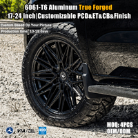 Jantes Viaol personnalisées forgées à rayons fendus et concaves profondes 20 22 24 pouces 6x135 6x139.7 pour camions et SUV, compatibles Ford F150 Toyota Tacoma