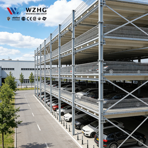 Painted-<b>Steel</b> Parking Facility Factory-finished car Park <b>Structure</b> With Premium Coating Color Options Available Brand Matchin - Product Image 1
