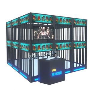 เครื่องยิงปืน VR เกมต่อสู้ออนไลน์แบบ 4 คน เครื่องเล่นเกมสัมผัส VR อุปกรณ์ความบันเทิงแบบโต้ตอบหลายคน - Product Image 4