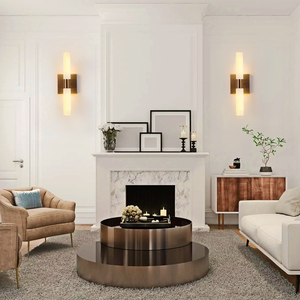 Đèn LED Dán Tường Sconces Trắng Bóng Thủy Tinh Nội Thất Phòng Tắm Vanity Giá Treo Tường Thanh Ánh Sáng Phòng Khách Chiếu Sáng Trên Gương - Product Image 6