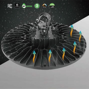 상업 및 산업 조명 100W <span class=keywords><strong>150W</strong></span> 200W Ufo Led 높은 베이 조명 창고 체육관 차고