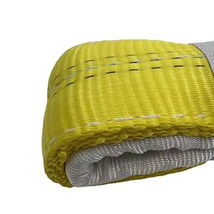 1-10 톤 플랫 리프팅 슬링 끝없는 유형 이중 플라이 폴리에스터 웨빙 슬링 강화 리프팅 눈 리프팅 및 리깅 - Product Image 6