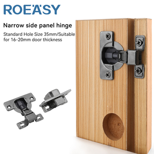 Charnière <span class=keywords><strong>à</strong></span> bras ultra-court <span class=keywords><strong>à</strong></span> bordure étroite amortissement hydraulique panneau latéral étroit pour porte d'armoire électrique <span class=keywords><strong>peu</strong></span> <span class=keywords><strong>profonde</strong></span> <span class=keywords><strong>à</strong></span> fermeture douce - Product Image 4