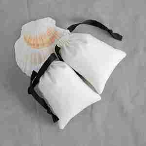 Custom Logo Reusable Cotton Canvas <b>Drawstring</b> Shopping <b>Bag</b> with <b>Drawstring</b> Closure for Gifts and Dust Cover - Product Image 6