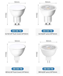 Bán buôn gu5.3 <span class=keywords><strong>GU10</strong></span> MR16 LED Downlight Trần Spotlight khu dân cư sử dụng 38-120 Chùm tia góc <span class=keywords><strong>4W</strong></span>-9W 85-265V CRI80 - Product Image 2
