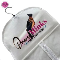 Sacs de rangement pour extensions de cheveux et perruques, personnalisés, anti-poussière, avec cintre, 50 unités