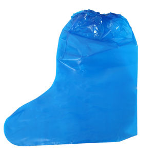 चीन निर्माण गुणवत्ता बूट कवर निविड़ अंधकार लंबे जूता कवर प्लास्टिक पीई बूट कवर होटल के लिए रसोई - Product Image 2