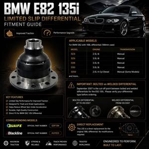 Diferencial de Deslizamiento Limitado (LSD) E82 135i con Engranaje Helicoidal de 188 mm, Ajuste Directo, Cero Mantenimiento, para <span class=keywords><strong>BMW</strong></span> 128i E87 E46 330i - Product Image 2