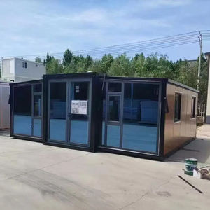 Casa contenedor extensible duradera de 40 pies, casa prefabricada plegable de 3 dormitorios de lujo de 40 pies, casas contenedor extensible de China - Product Image 2