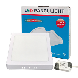 Panneau led commercial mince 6w 12w 18w 24w lampes <span class=keywords><strong>de</strong></span> surface murales et plafonniers carré panneau led - Product Image 1