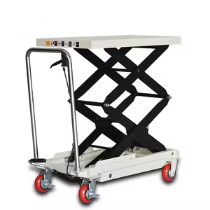 Plate-forme élévatrice à main de capacité 350KG / 500KG / 800KG Tables élévatrices à ciseaux hydrauliques - Product Image 1