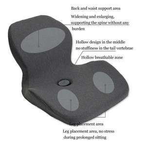 Cojín de asiento de apoyo a la cadera perforado con agujeros súper práctico, transpirable y cómodo, curación para sentarse durante mucho tiempo, alivia la fatiga - Product Image 5