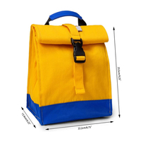 Sac Isotherme Roll-Top en Toile Thermique 300D, Sacs Réutilisables pour Déjeuner, pour Femmes, Hommes, Adultes, Adolescents, Pochette Alimentaire Étanche, OEM, 20L